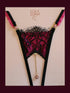 Scarlett fuchsya Open string Open G-string - lolaluna.com